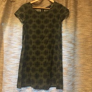 Forever 21 olive green and black dresses!